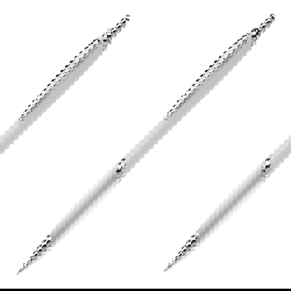 Balpen Hawaï hardcolour - kopen of bedrukken - Wit / Wit