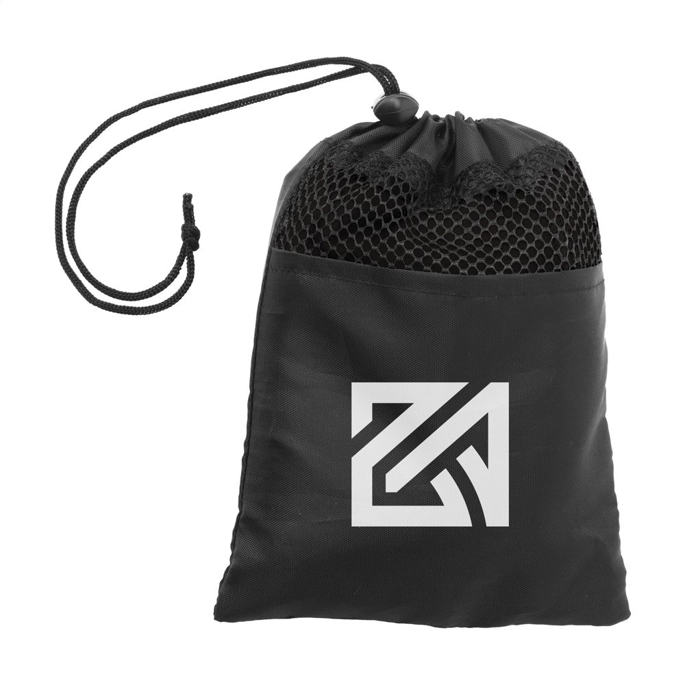 Quick Dry Sports/Travel Towel sporthanddoek - kopen of bedrukken - Zwart