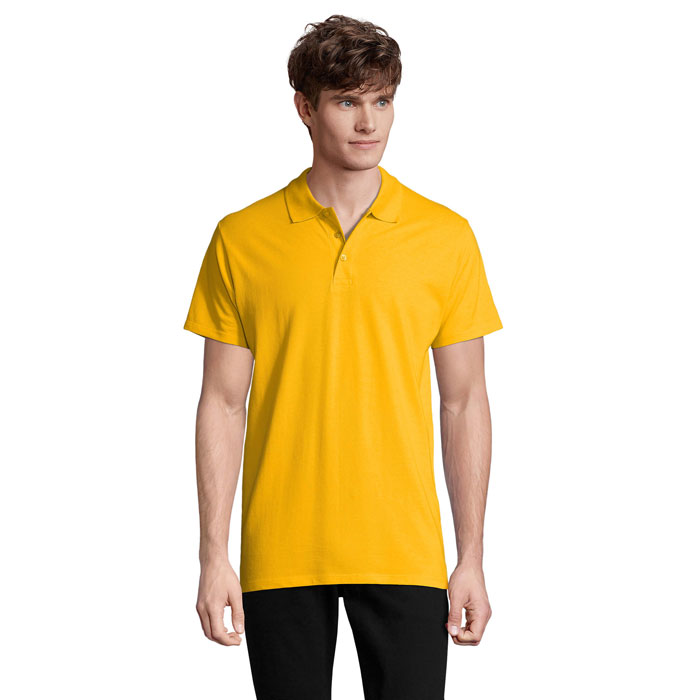 SPRING II - SPRING II HEREN Polo 210g - met logo of onbedrukt bestellen - Goud