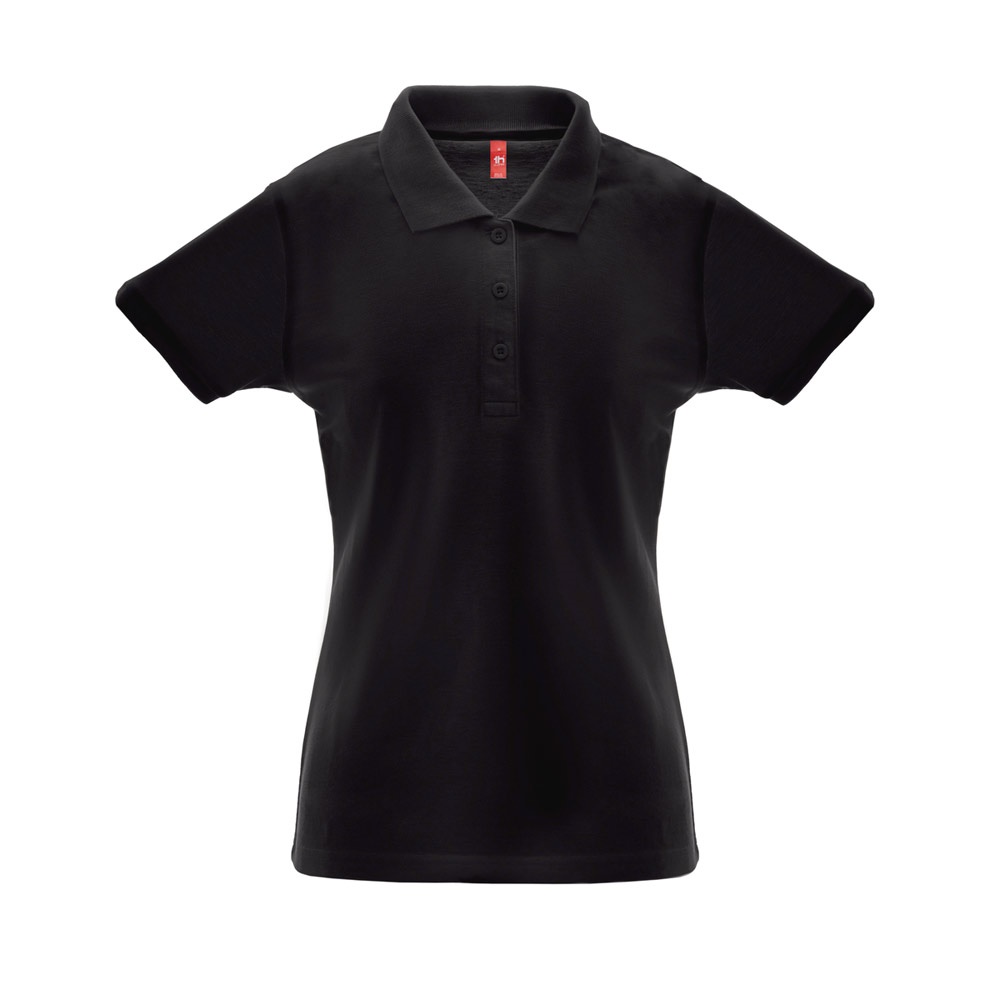 THC BERLIN WOMEN. Dames poloshirt - bedrukt of onbedrukt verkrijgbaar - Zwart