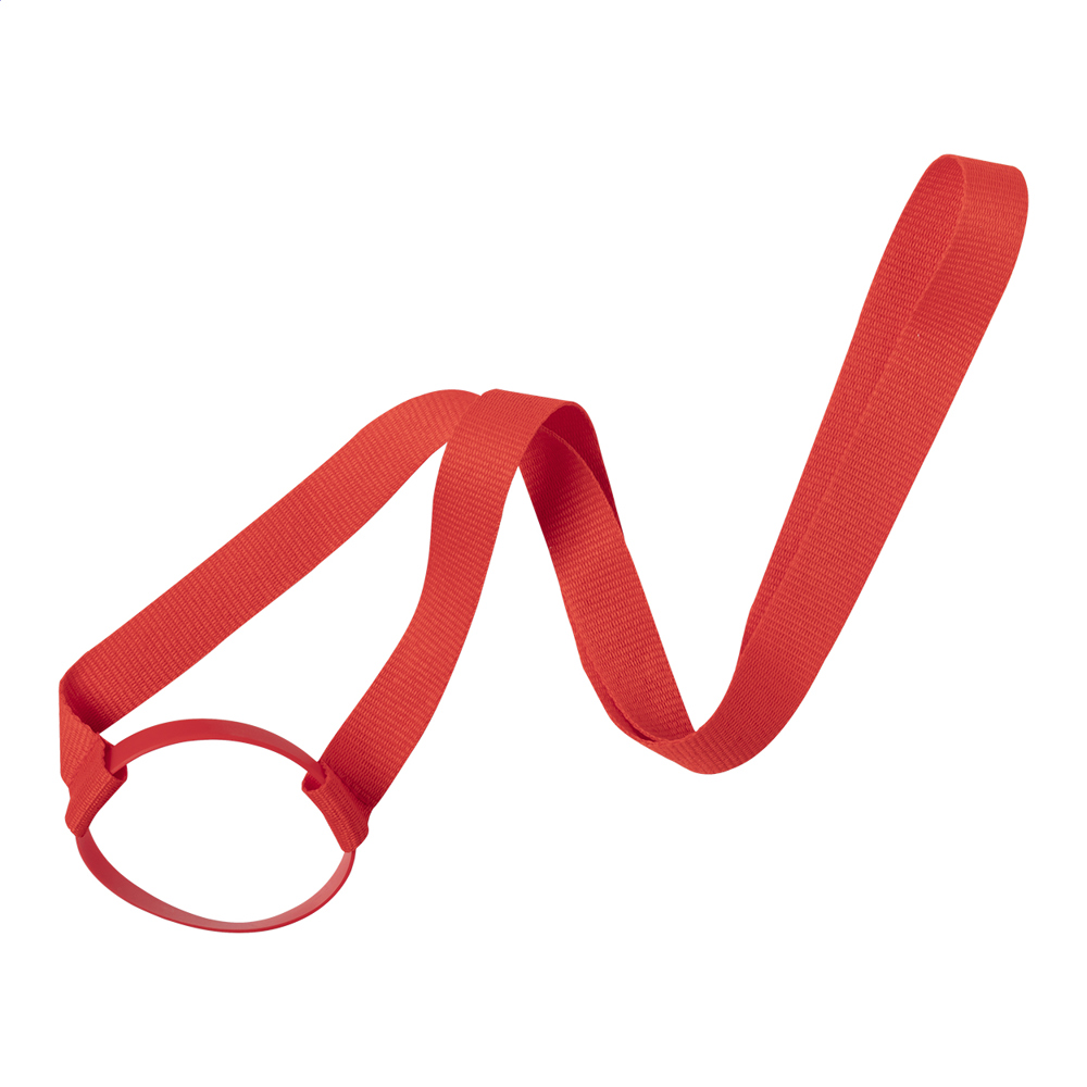 Lancup - drink houder lanyard - bedrukt of onbedrukt verkrijgbaar - Rood