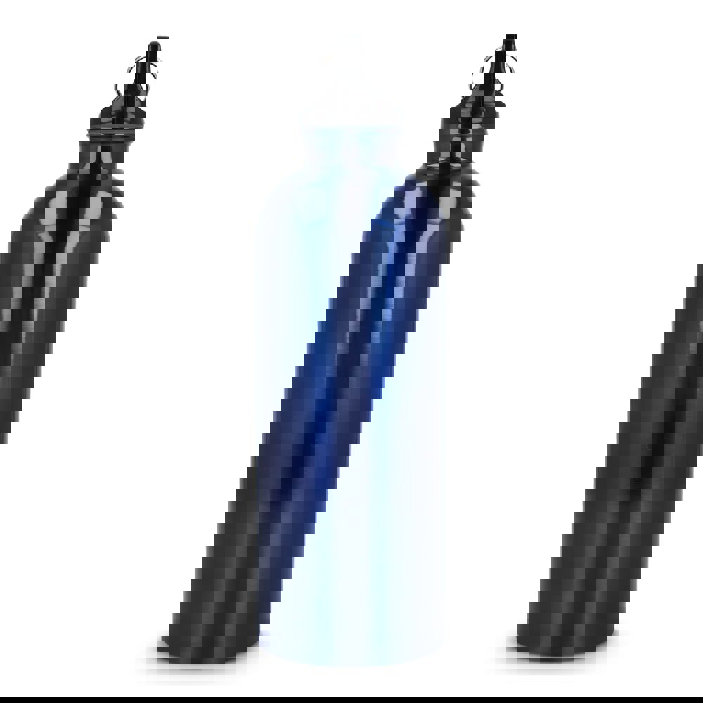 Gerecycled RVS Enkelwandige fles met Karabijnhaak 500ml