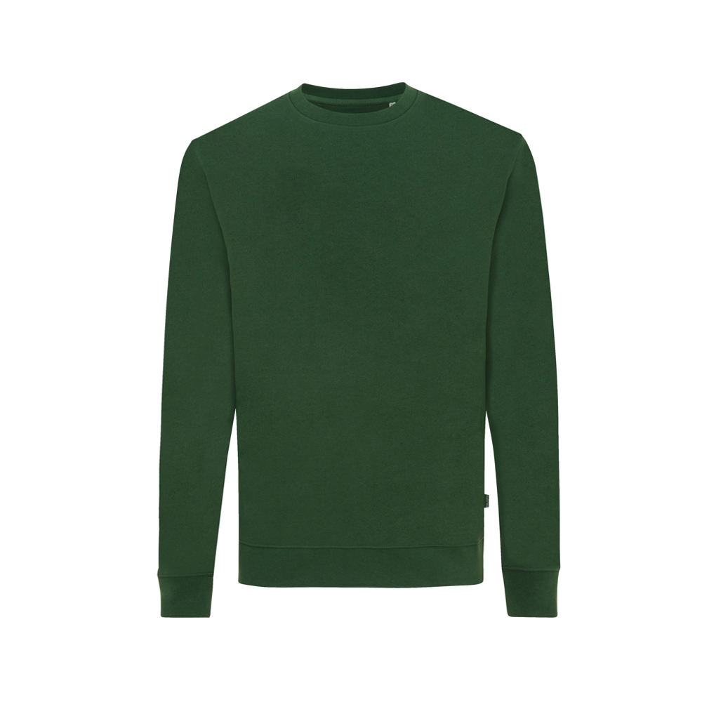 IQONIQ Zion gerecycled katoen sweater - voor bedrijven en relatiegeschenken - forest green (± PMS 19-5920TCX)