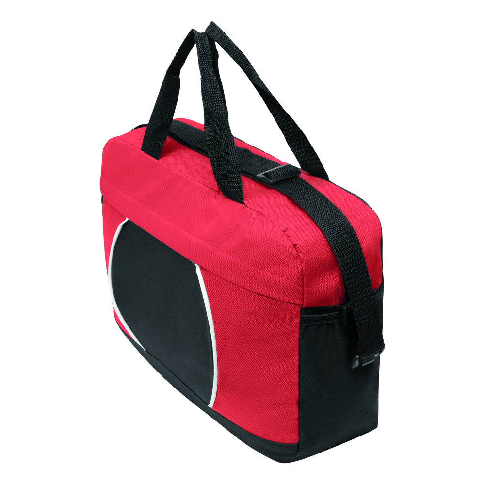 PI - Documenten tas - bedrukt of onbedrukt verkrijgbaar - Rood, Zwart