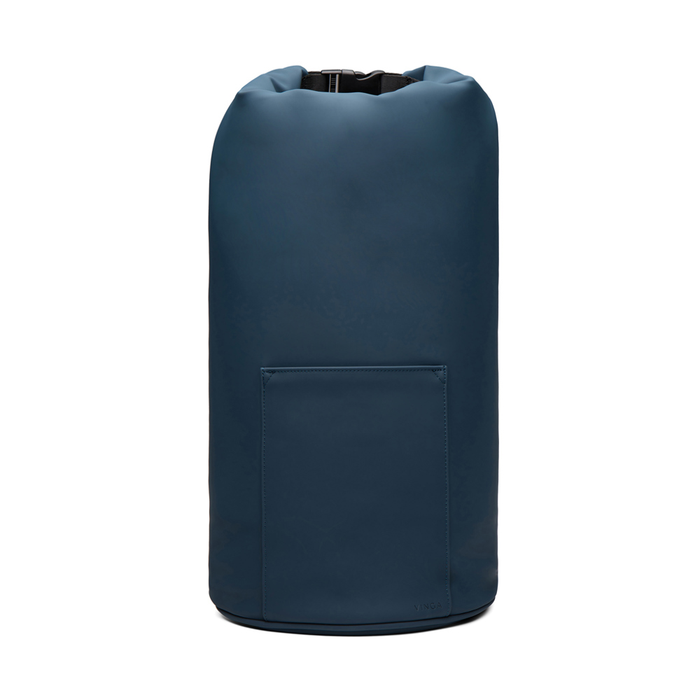VINGA Baltimore RCS koeltas met rolsluiting - met logo of onbedrukt bestellen - donkerblauw (± PMS 19-4110 TPG)