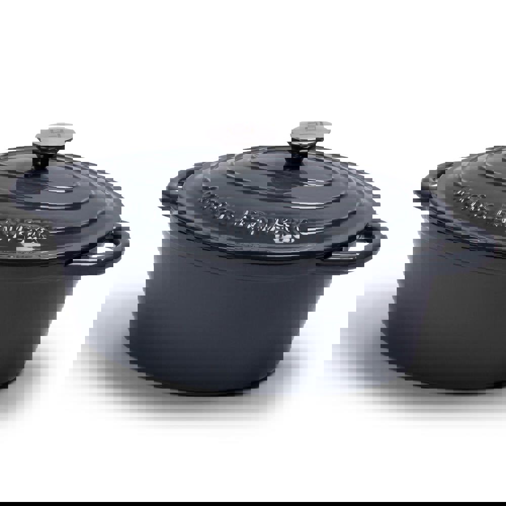 Orrefors Jernverk Ovale geëmailleerde braadpan 3.5L - voor bedrijven en relatiegeschenken - Grijs