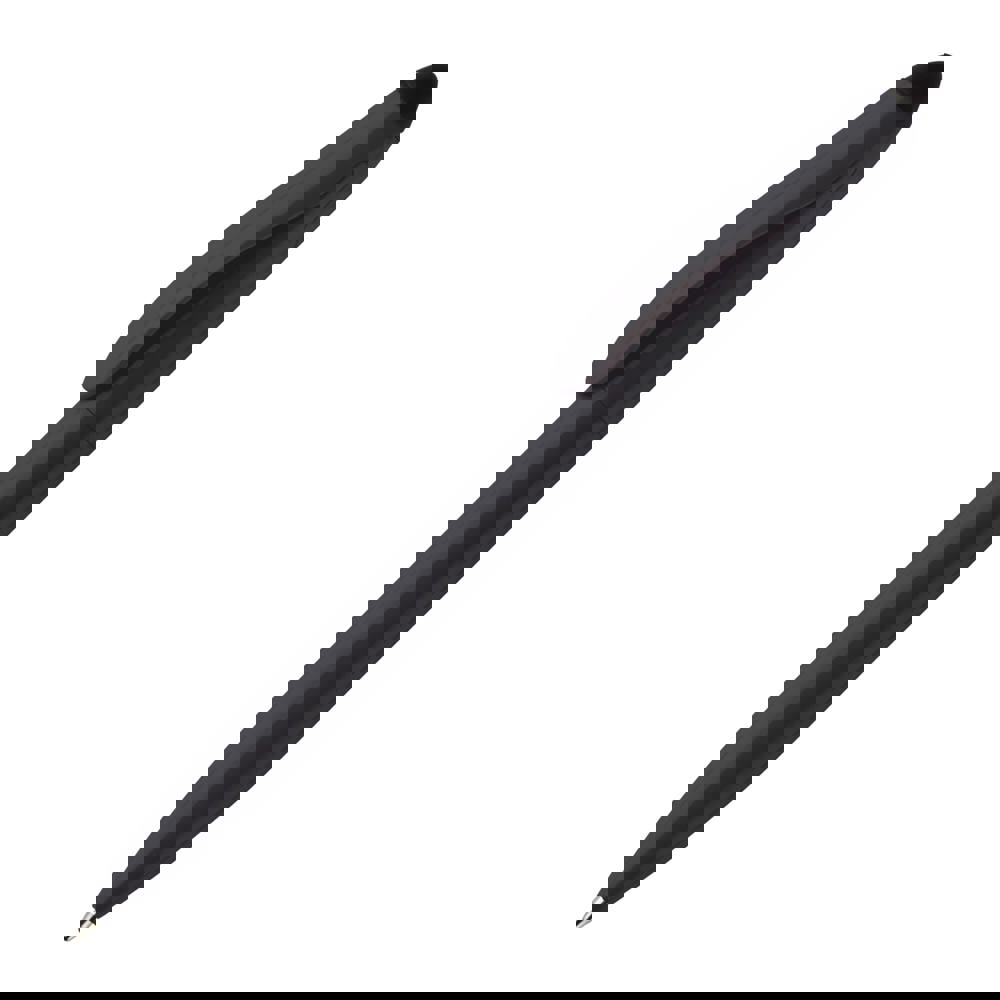Balpen Touchy stylus hardcolour - voor bedrijven en relatiegeschenken - Zwart / Zwart