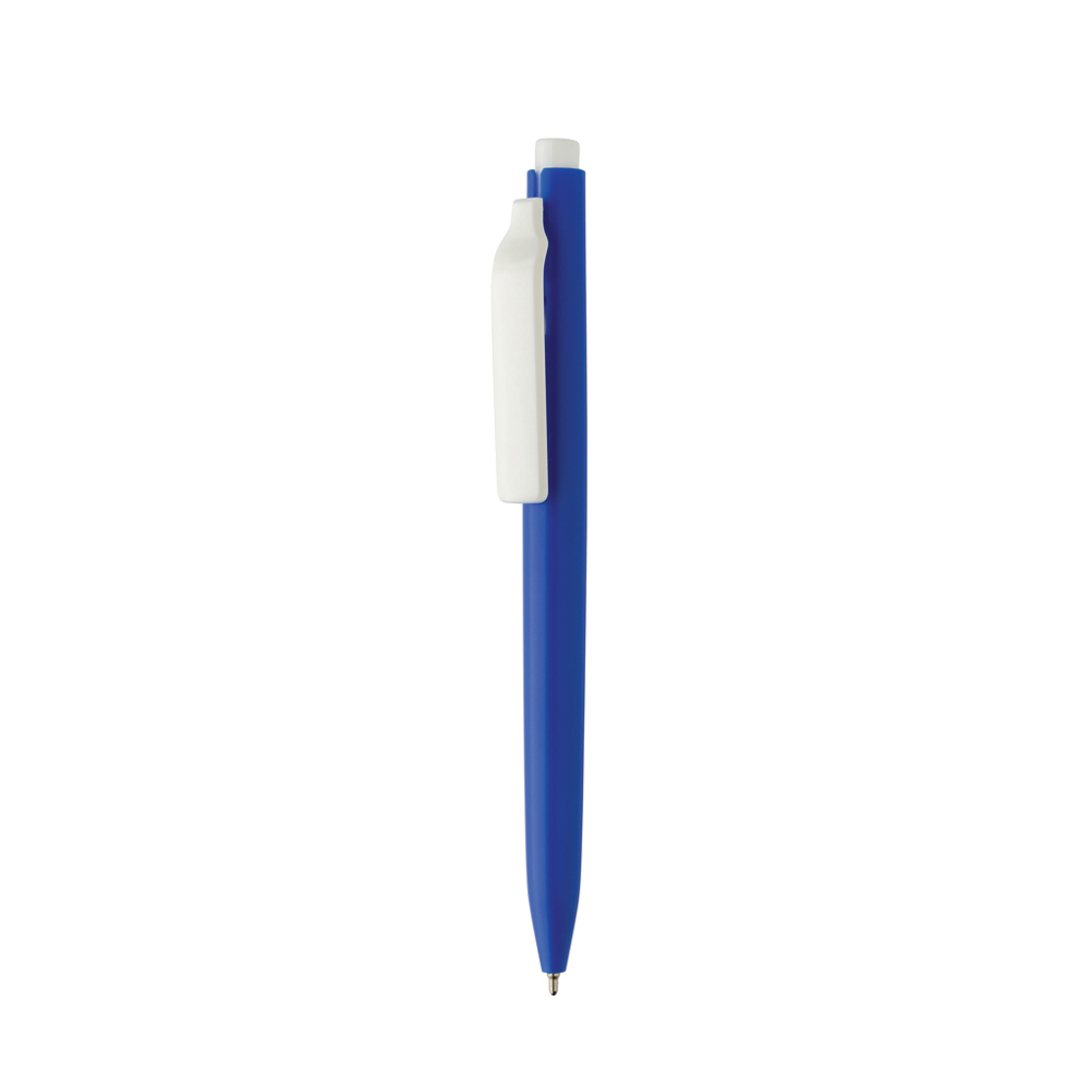Vibe GRS certified R-ABS pen met ultra vloeiende inkt - met logo of onbedrukt bestellen - blauw, wit (± PMS 7686/ ± PMS White)