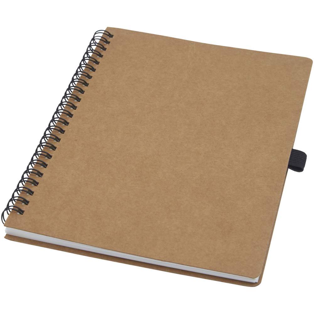Cobble A5 wire-o gerecycled kartonnen notitieboek met steenpapier - kopen of bedrukken