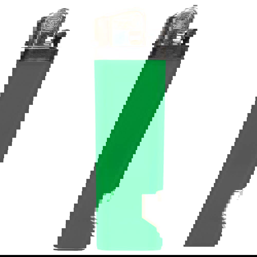 Wegwerpaansteker met flesopener - met logo of onbedrukt bestellen - Groen