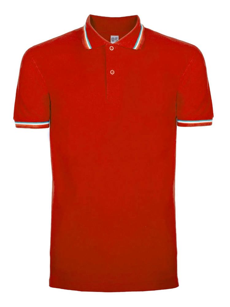 BS Italy polo, 200 gr/m² - met logo of onbedrukt bestellen - Rood (PMS 186c)