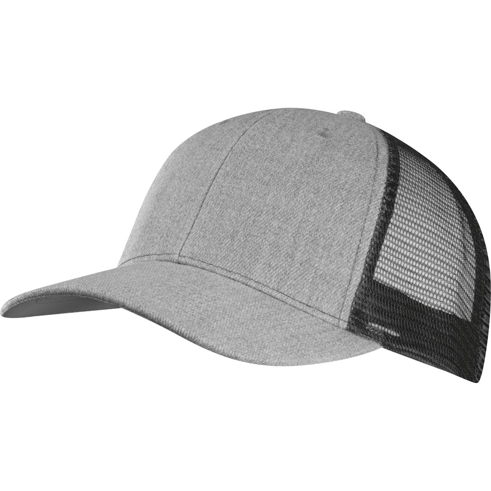 Baseballcap met net - kopen of bedrukken - Zwart