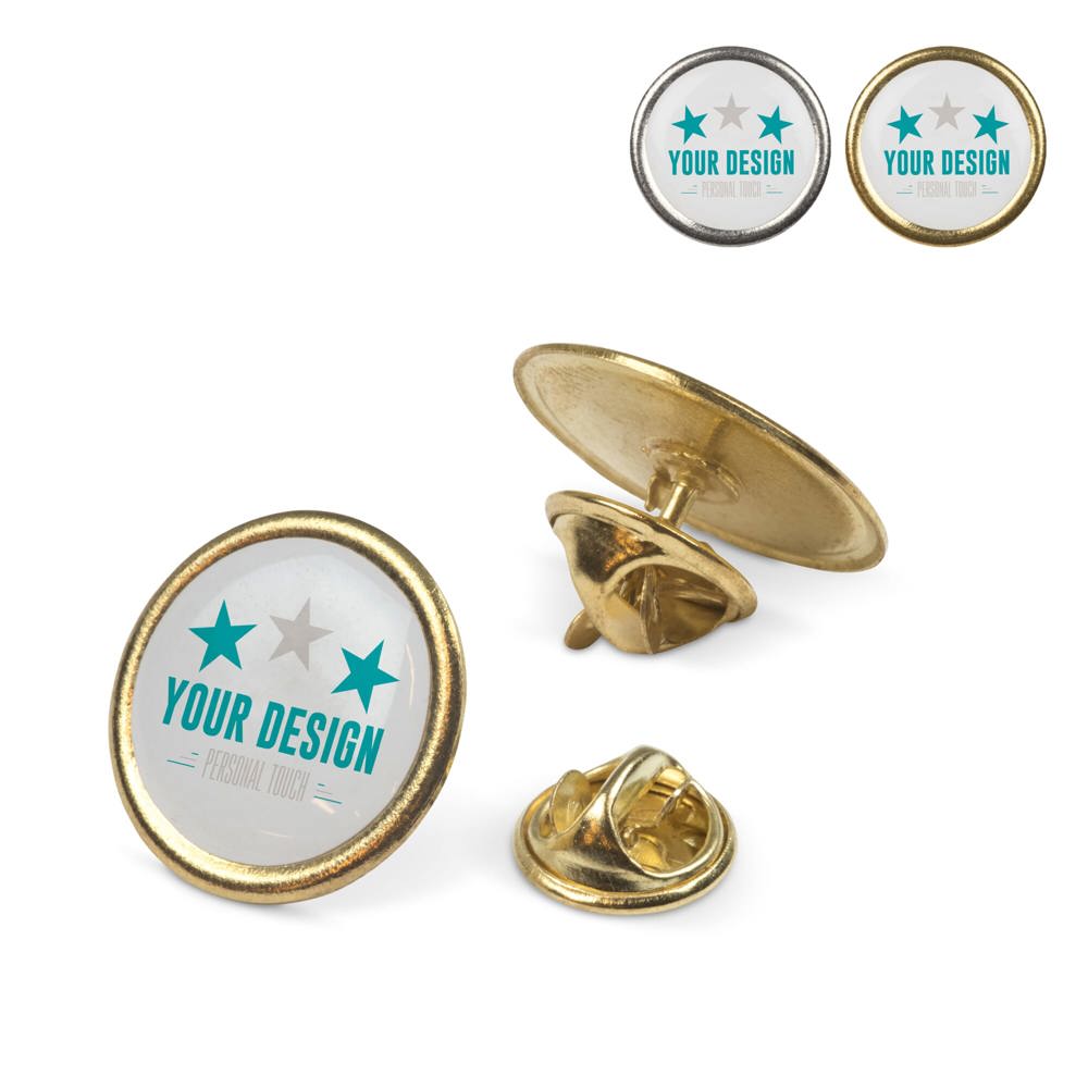 Badge metalen pin Ø20mm - voor bedrijven en relatiegeschenken