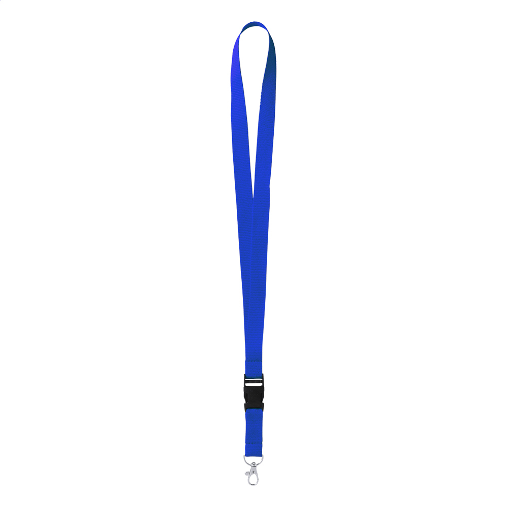 Devent - lanyard - met logo of onbedrukt bestellen - Blauw