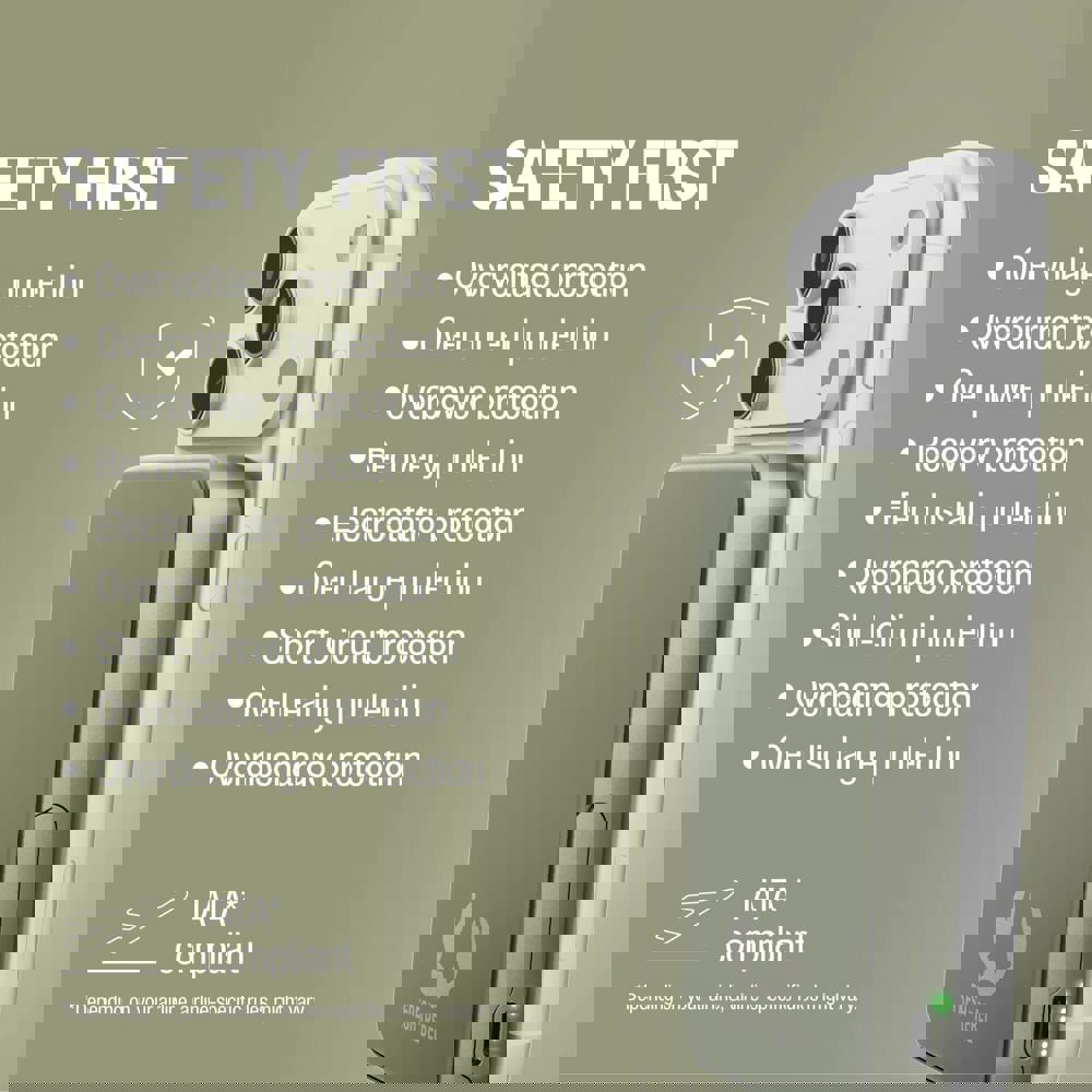 Fresh 'n Rebel Draadloze Powerbank 10000mAh Geschikt voor MagSafe 