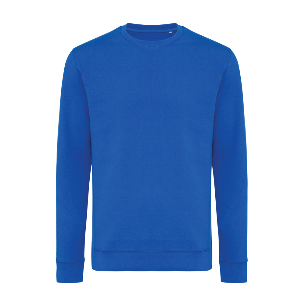 IQONIQ Zion gerecycled katoen sweater - voor bedrijven en relatiegeschenken - royal blue (± PMS 19-4050 TCX)