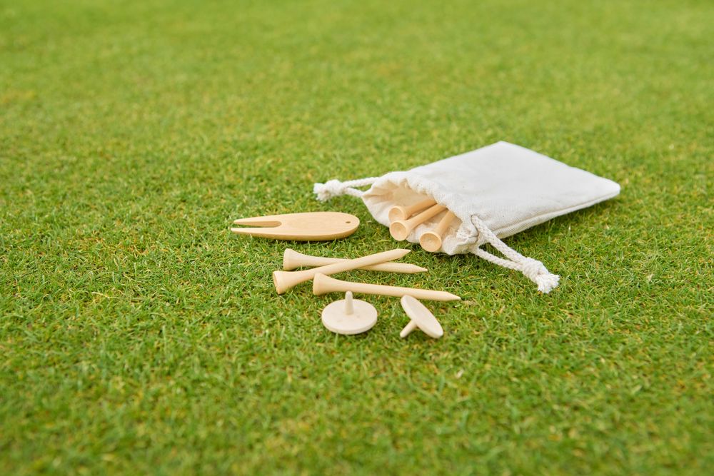 Houten golftees-set Nyssa