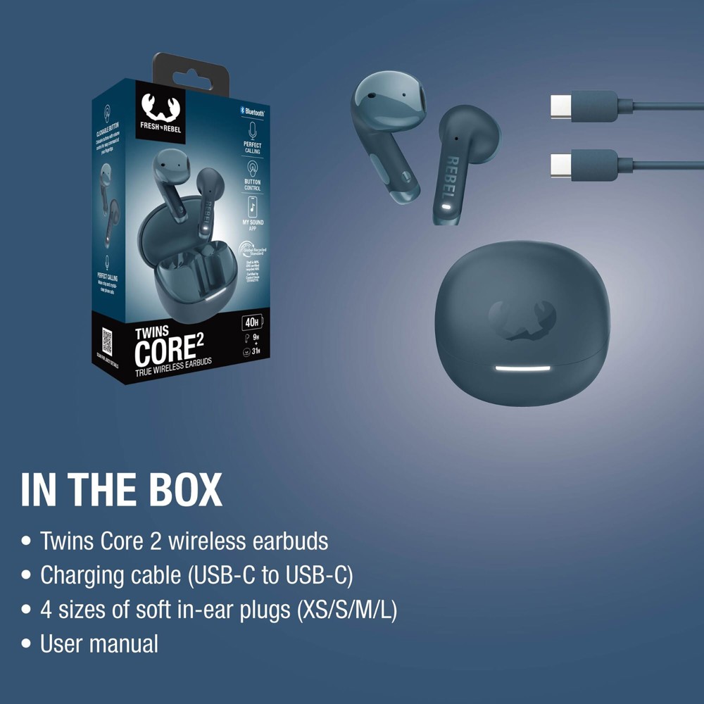 Fresh 'n Rebel Twins Core 2 Oordopjes