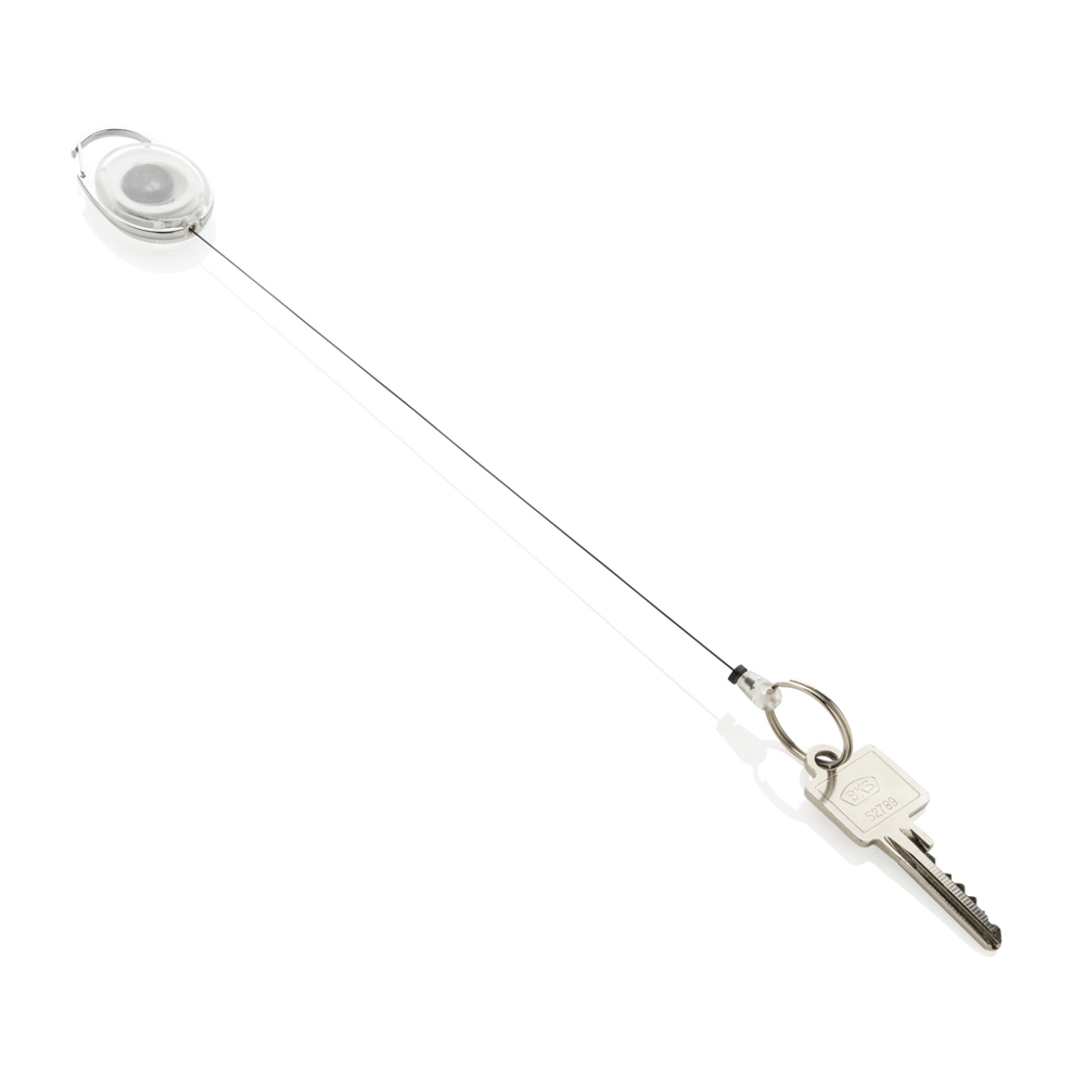 Roller clip sleutelhanger gemaakt van RCS gerecycled plastic