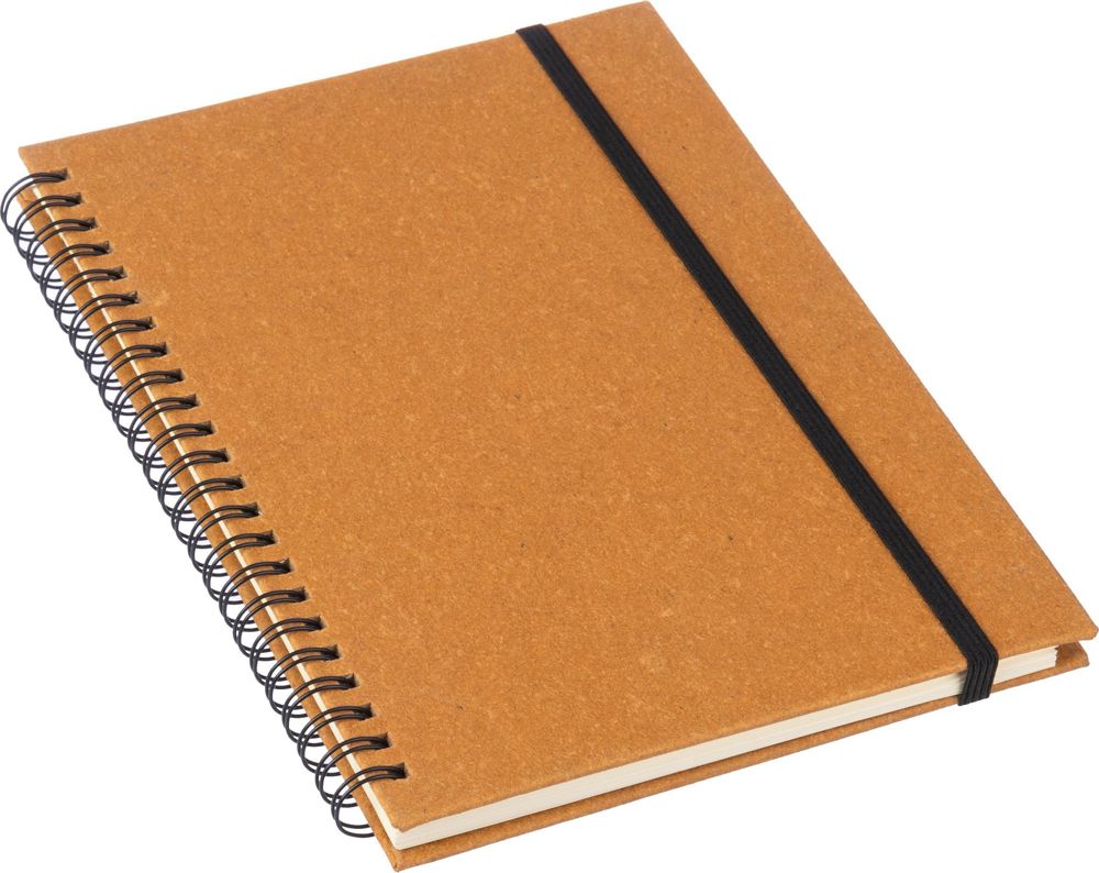 Gerecycled leren notitieboek A5 Egon Original