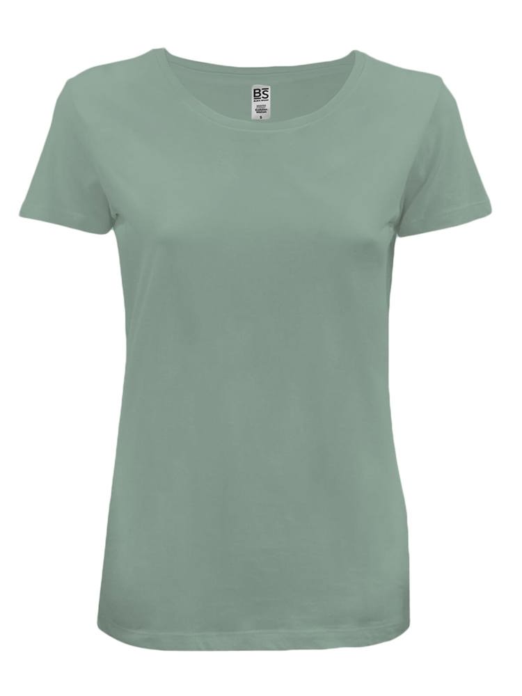 BS Evolution dames t-shirt, 150 gr/m² - bedrukt of onbedrukt verkrijgbaar - sage