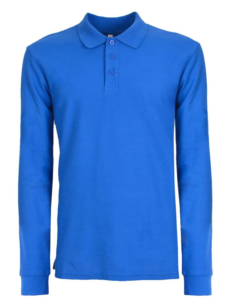 BS Evolution long sleeve polo, 180 gr/m² - voor bedrijven en relatiegeschenken - Kobaltblauw (PMS 2145C)