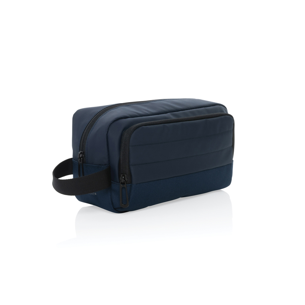 Armond AWARE™ RPET toilettas - bedrukt of onbedrukt verkrijgbaar - donkerblauw (± PMS 4280C)