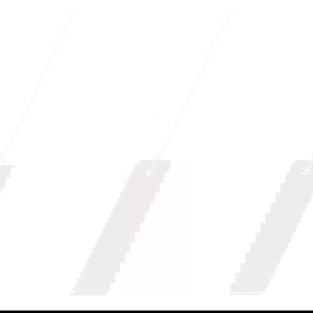 Bagagelabel - bedrukt of onbedrukt verkrijgbaar - wit