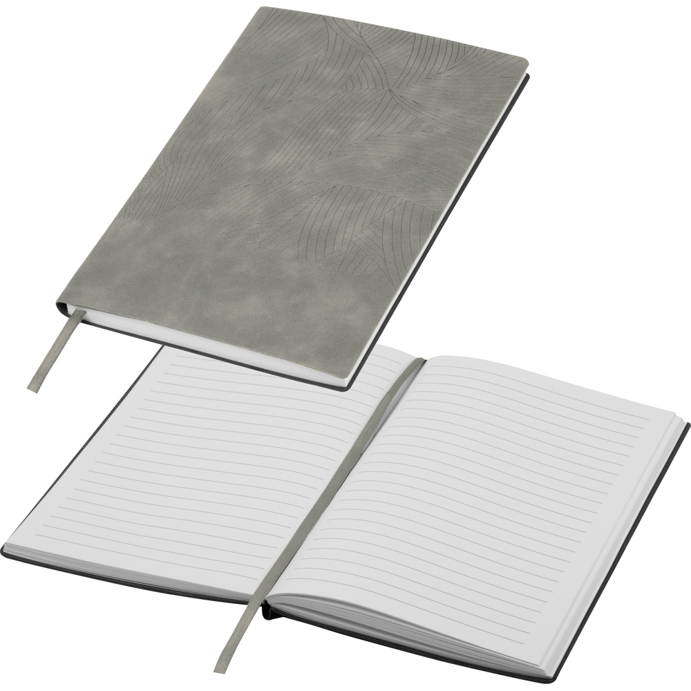 A5-notitieboekje met zachte kaft - zilvergrijs
