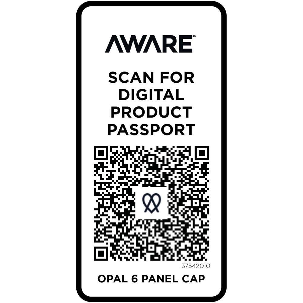 Opal 6 panel Aware™ gerecyclede cap