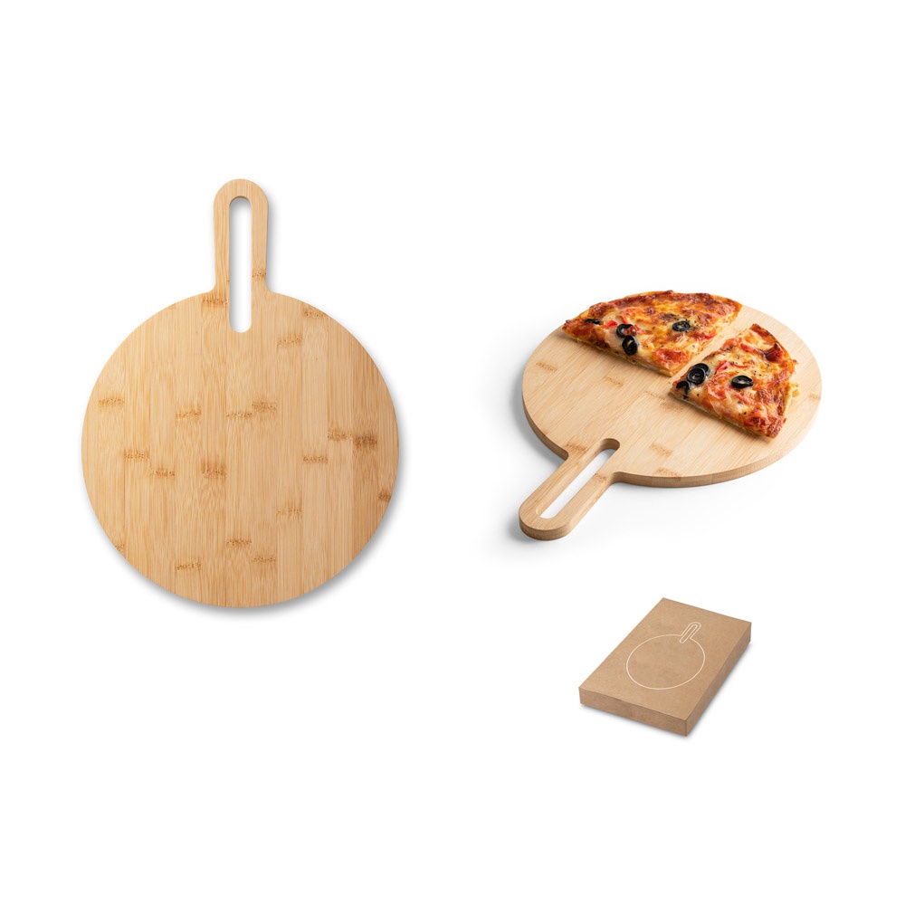 CARAWAY ROUND. Ronde bamboe plank - bedrukt of onbedrukt verkrijgbaar
