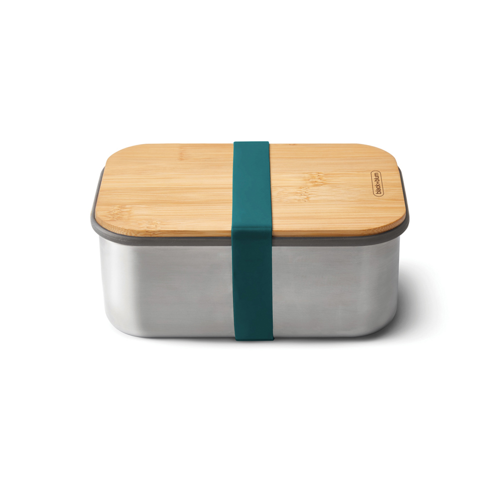Black+Blum RVS Sandwichbox Groot - bedrukt of onbedrukt verkrijgbaar