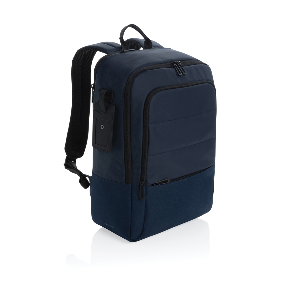 Armond AWARE™ RPET 15.6" deluxe laptoprugzak - kopen of bedrukken - donkerblauw (± PMS 4280C)
