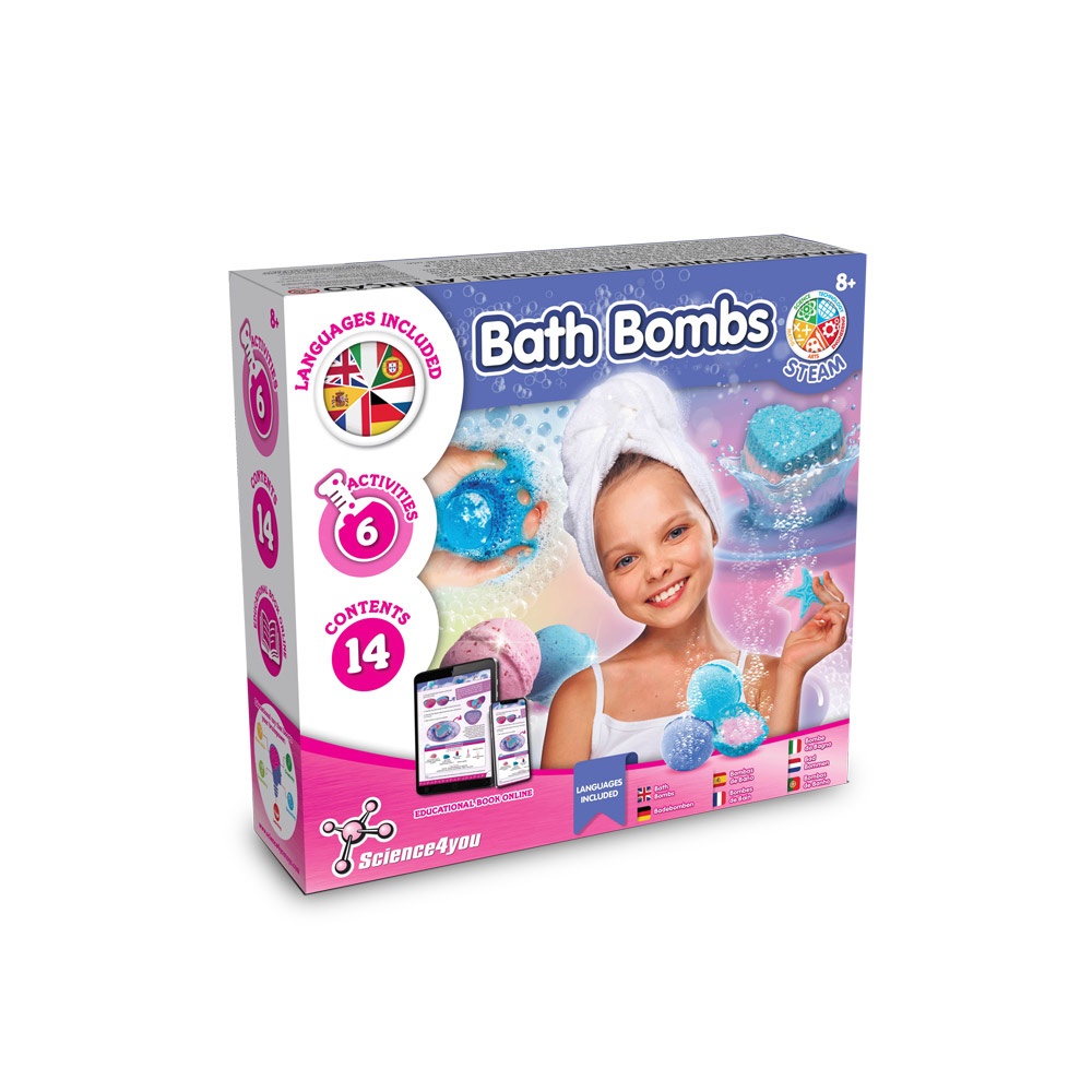 Bath Bombs Kit I. Educatief spel voor kinderen - met logo of onbedrukt bestellen
