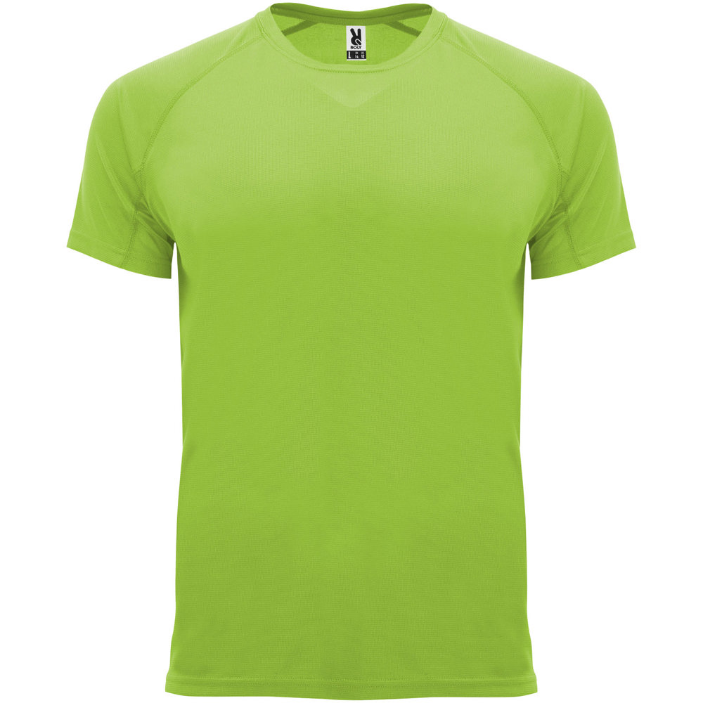 Bahrain sportshirt met korte mouwen voor kinderen - bedrukt of onbedrukt verkrijgbaar - lime