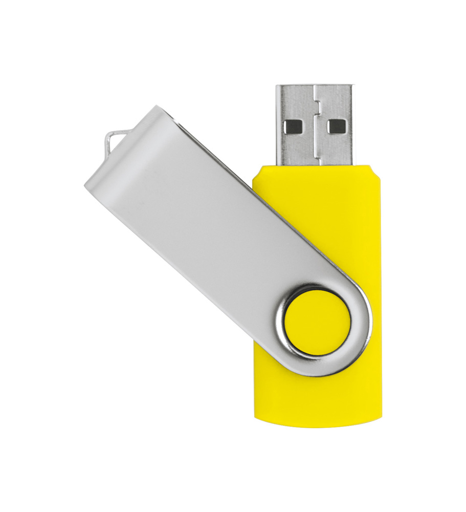 TwistDrive - USB-stick - kopen of bedrukken - 4GB-geel