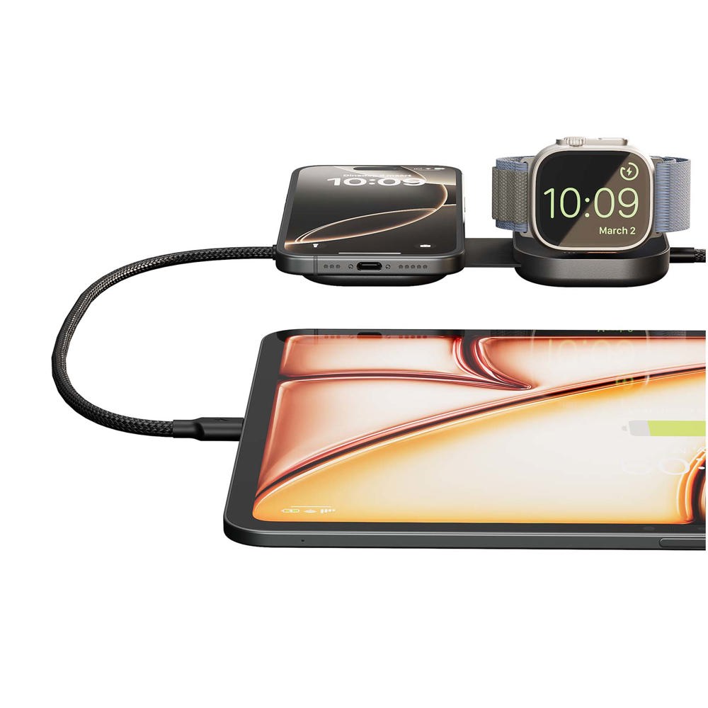 Zens Pro 3 140 W USB C 3 in 1 oplaadkabel