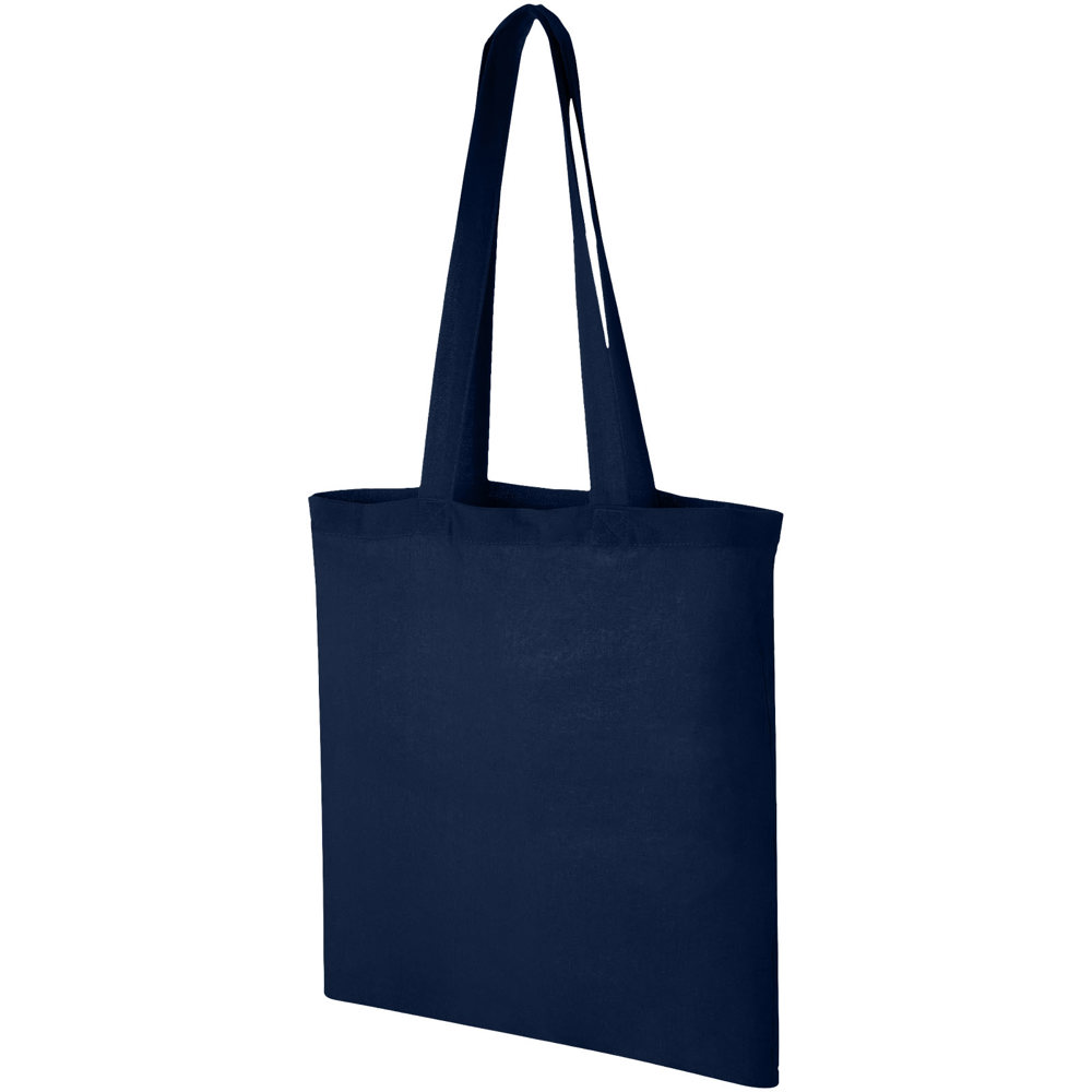 Carolina 100 g/m² katoenen draagtas 7L - voor bedrijven en relatiegeschenken - Marineblauw