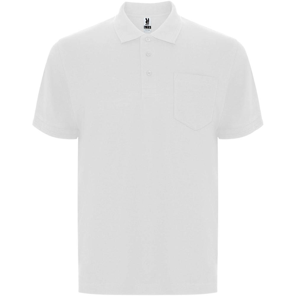 Centauro Premium unisex polo met korte mouwen - voor bedrijven en relatiegeschenken - Wit