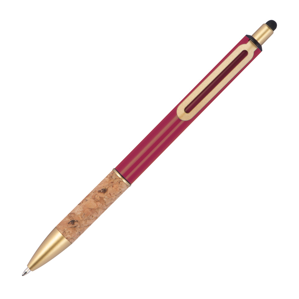Pen met grip van kurk