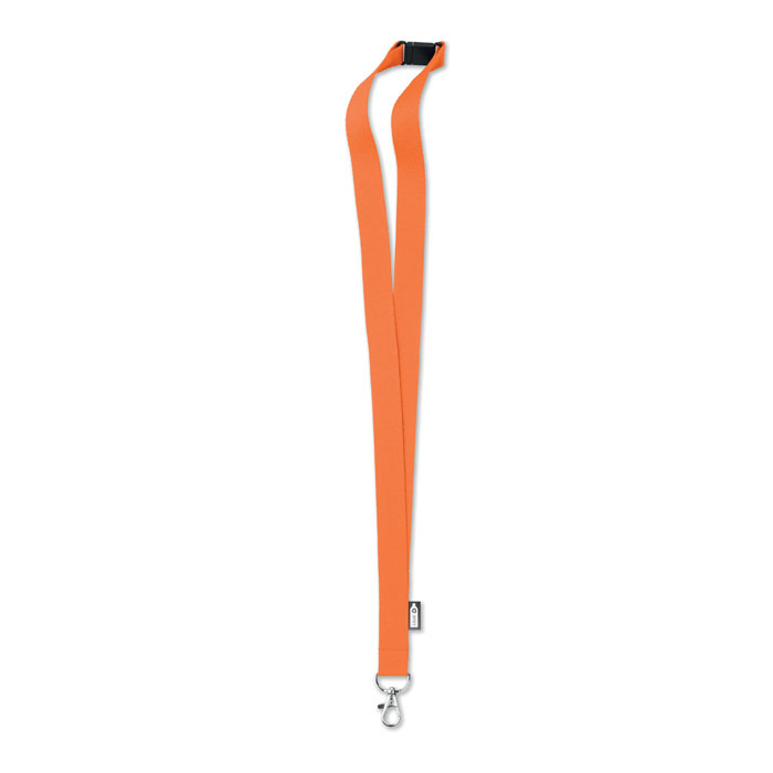 LANY RPET - RPET Lanyard - kopen of bedrukken - Oranje