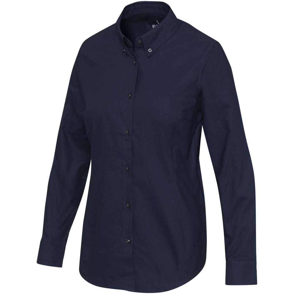 Sphene oxford damesshirt - bedrukt of onbedrukt verkrijgbaar - Marineblauw