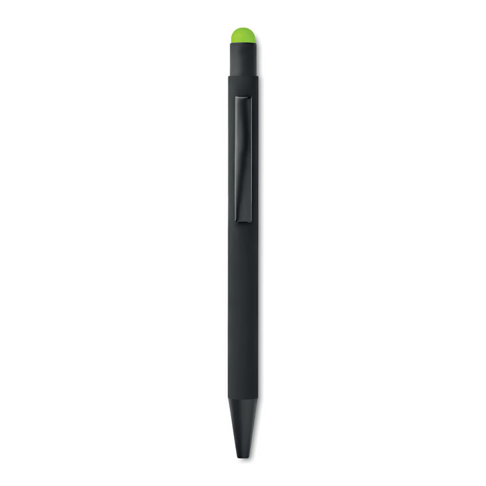 NEGRITO - Aluminium stylus pen - voor bedrijven en relatiegeschenken - Limoen
