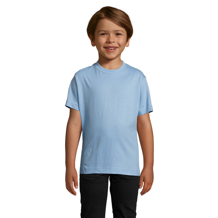 IMPERIAL KIDS - IMPERIAL kind t-shirt 190g - bedrukt of onbedrukt verkrijgbaar - Hemels Blauw