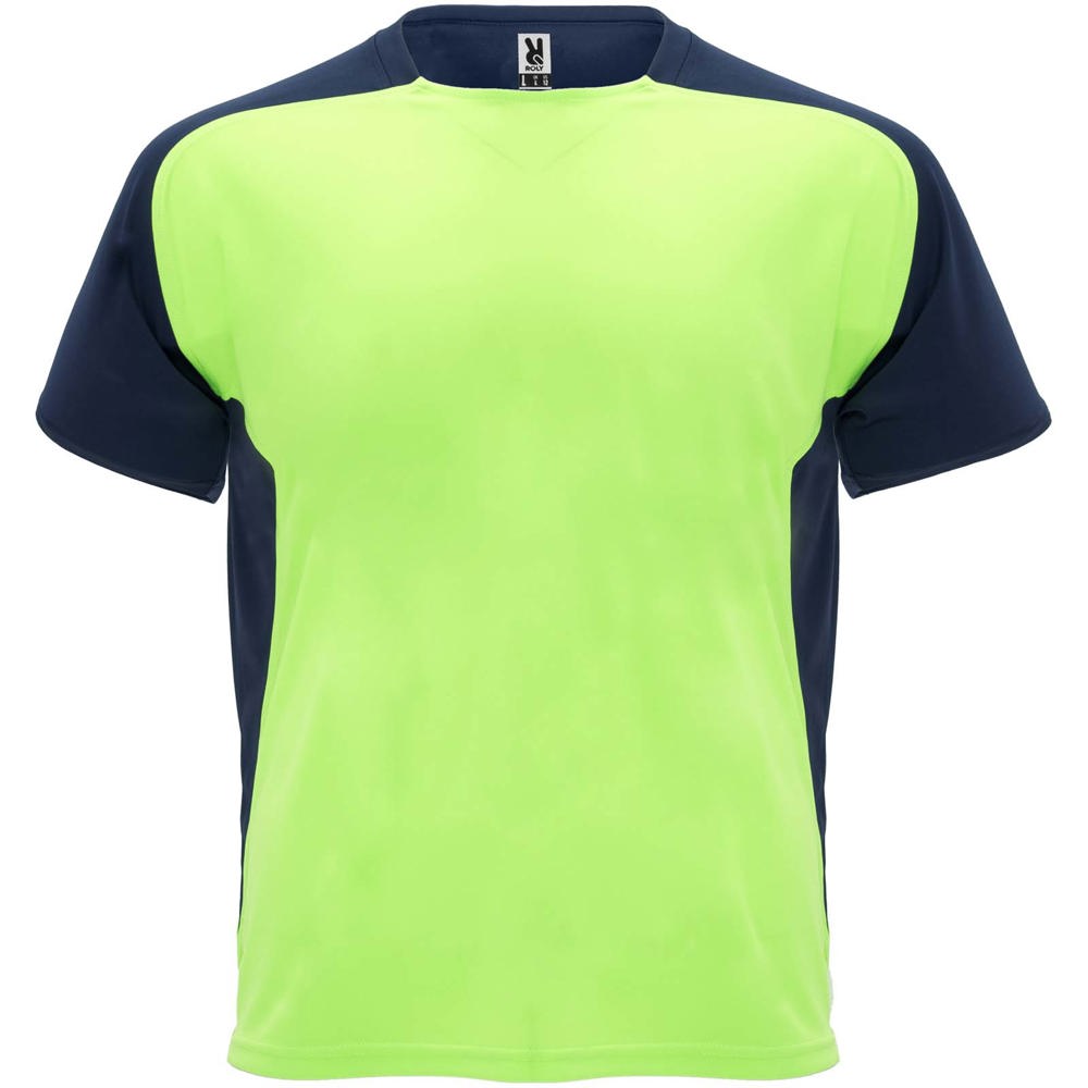 Bugatti sportshirt met korte mouwen voor kinderen - met logo of onbedrukt bestellen - Fluor groen, Marineblauw