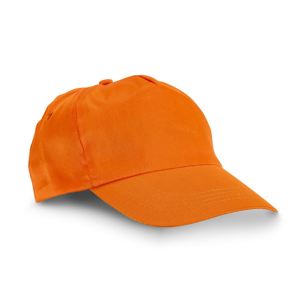 CAMPBEL. Polyester cap - kopen of bedrukken - oranje