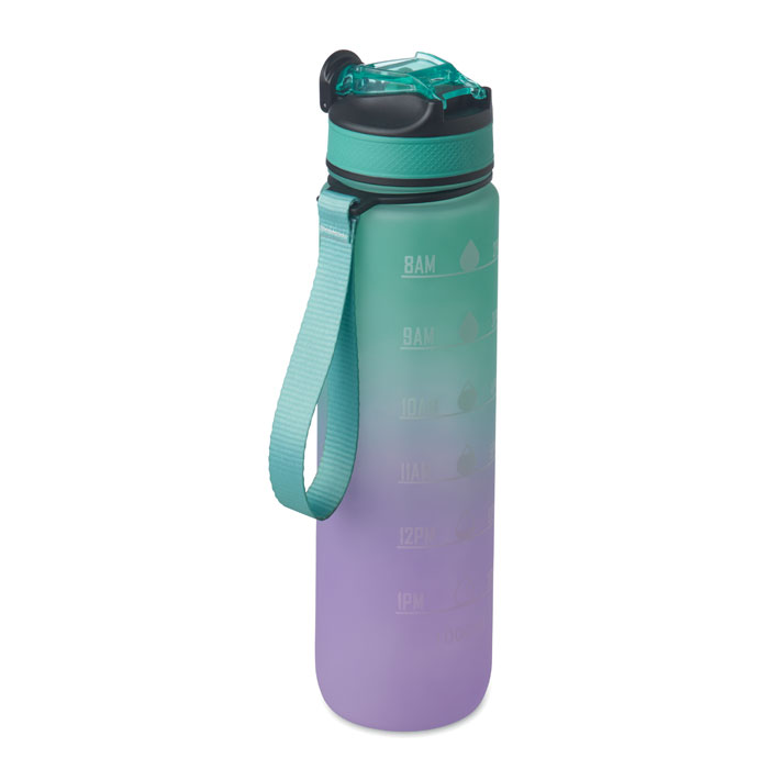 ACTIVATE - Sportwaterfles RPET 1L - met logo of onbedrukt bestellen - Turquoise
