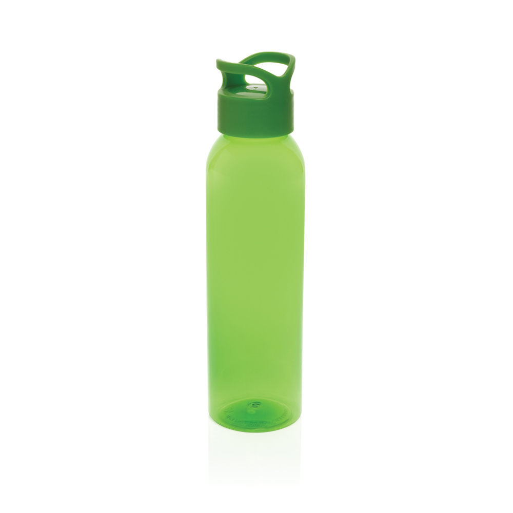Oasis RCS Gerecyclede PET water fles 650 ml - met logo of onbedrukt bestellen - groen (± PMS 370)