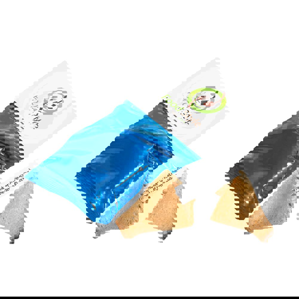 Gelukskoekje met een kopkaartje - bedrukt of onbedrukt verkrijgbaar - blauw