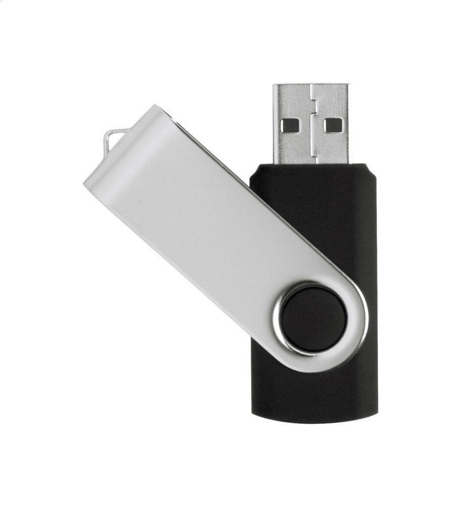 TwistDrive - USB-stick - kopen of bedrukken - 4GB-zwart